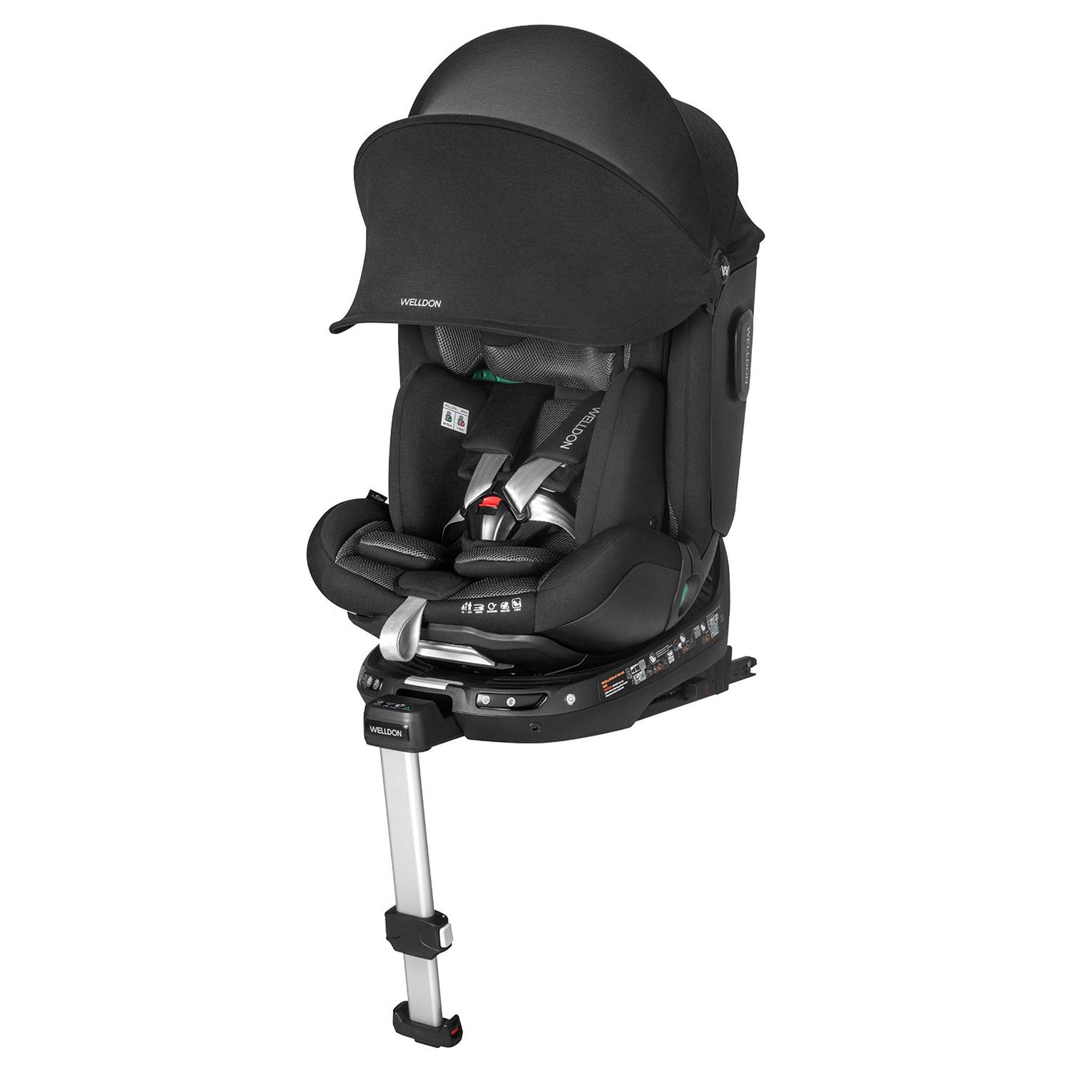Welldon Smart Rotate 2 Pro+ - Recliner Car Seat – Ebony