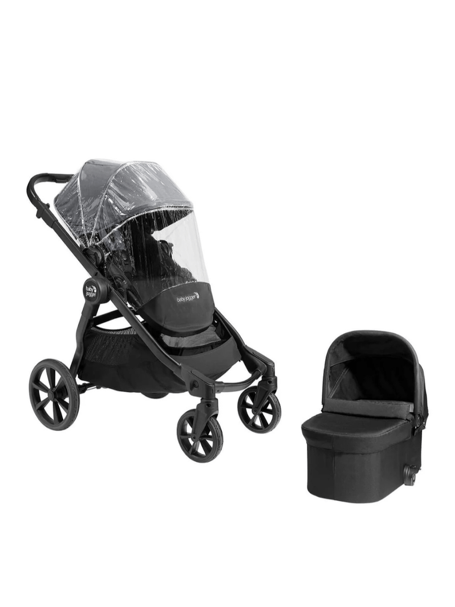 Baby Jogger City Select 2, 2 in 1 Bundle – Stroller, Carrycot & Weather Shield – Radiant Slate Baby Jogger Mama's Joy
