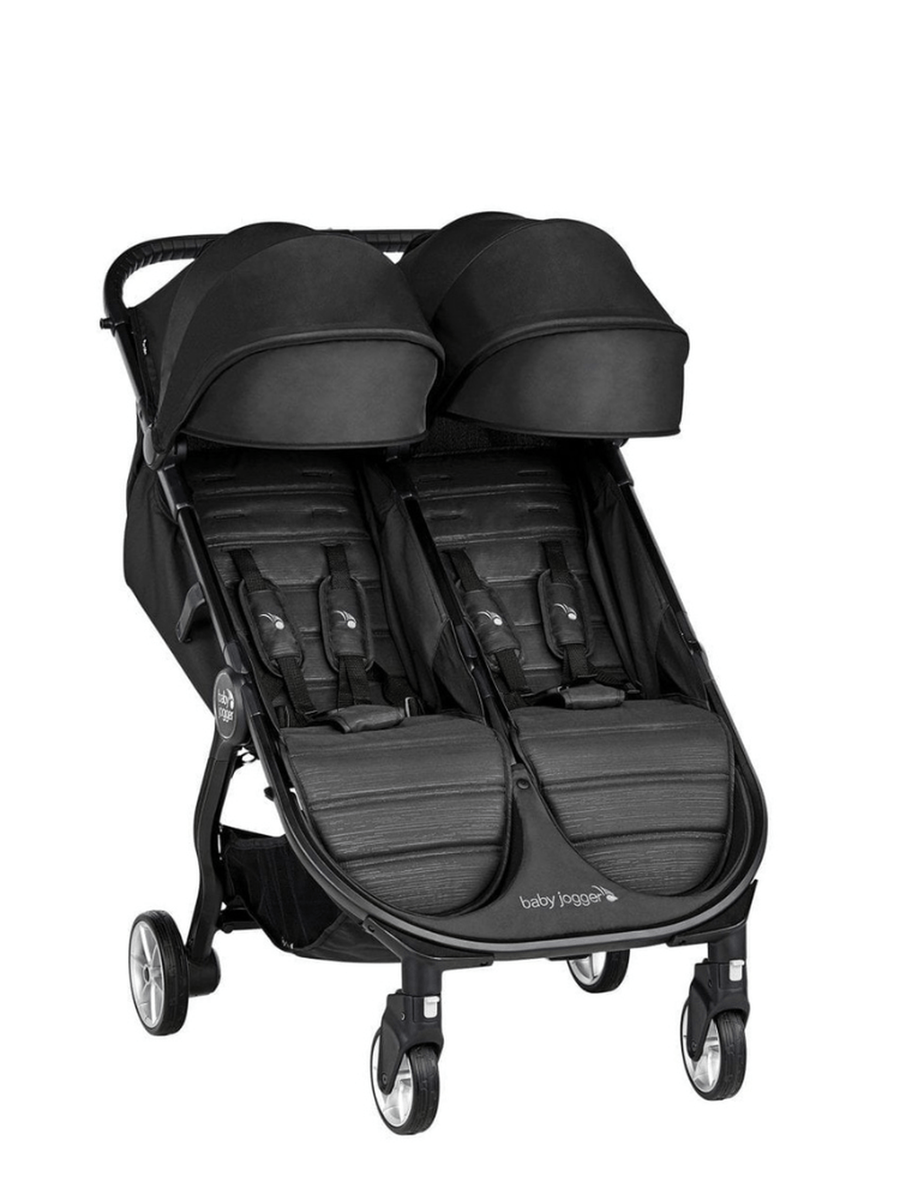 Baby Jogger City Tour 2 Double Pushchair – Pitch Black Baby Jogger Mama's Joy