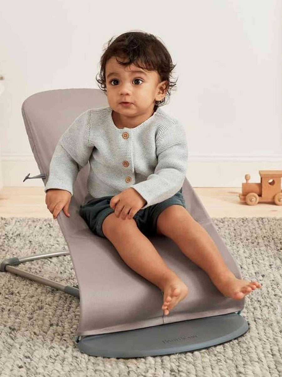 BabyBjorn Bouncer Bliss – Woven, Classic Quilting, Sand Grey BabyBjorn Mama's Joy