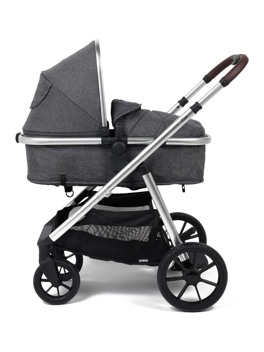 Babylo Zap Travel System Ride-on Board with i-Size Infant Carrier, Silver/Grey BabyLo Mama's Joy