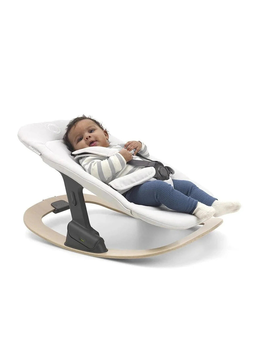 Bugaboo Giraffe Baby Rocker – Polar White | Lightweight, Portable & Sustainable Bugaboo Mama's Joy