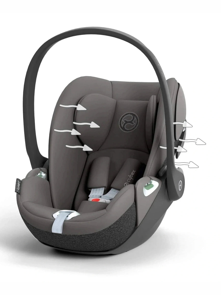 CYBEX Cloud T i-Size Rotating Baby Car Seat – Mirage Grey Cybex Mama's Joy