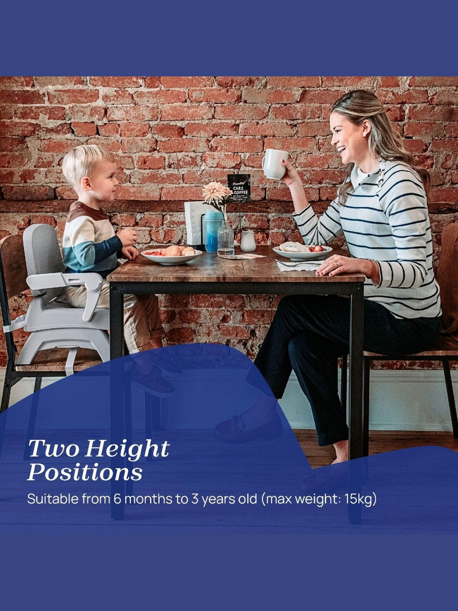 Chicco Bento Booster Seat with Removable Tray – Compact Travel Booster 6m–3y Vanilla Chicco Mama's Joy