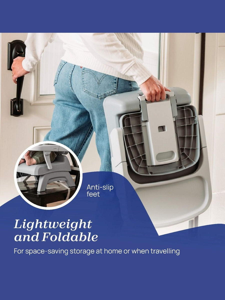 Chicco Bento Booster Seat with Removable Tray – Compact Travel Booster 6m–3y Vanilla Chicco Mama's Joy