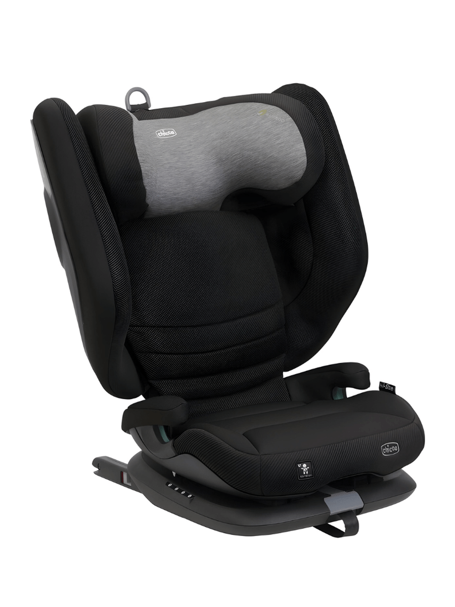 Chicco Fold & Go S i-Size Car Seat 100–150cm Foldable Booster - Posh Black Chicco Mama's Joy
