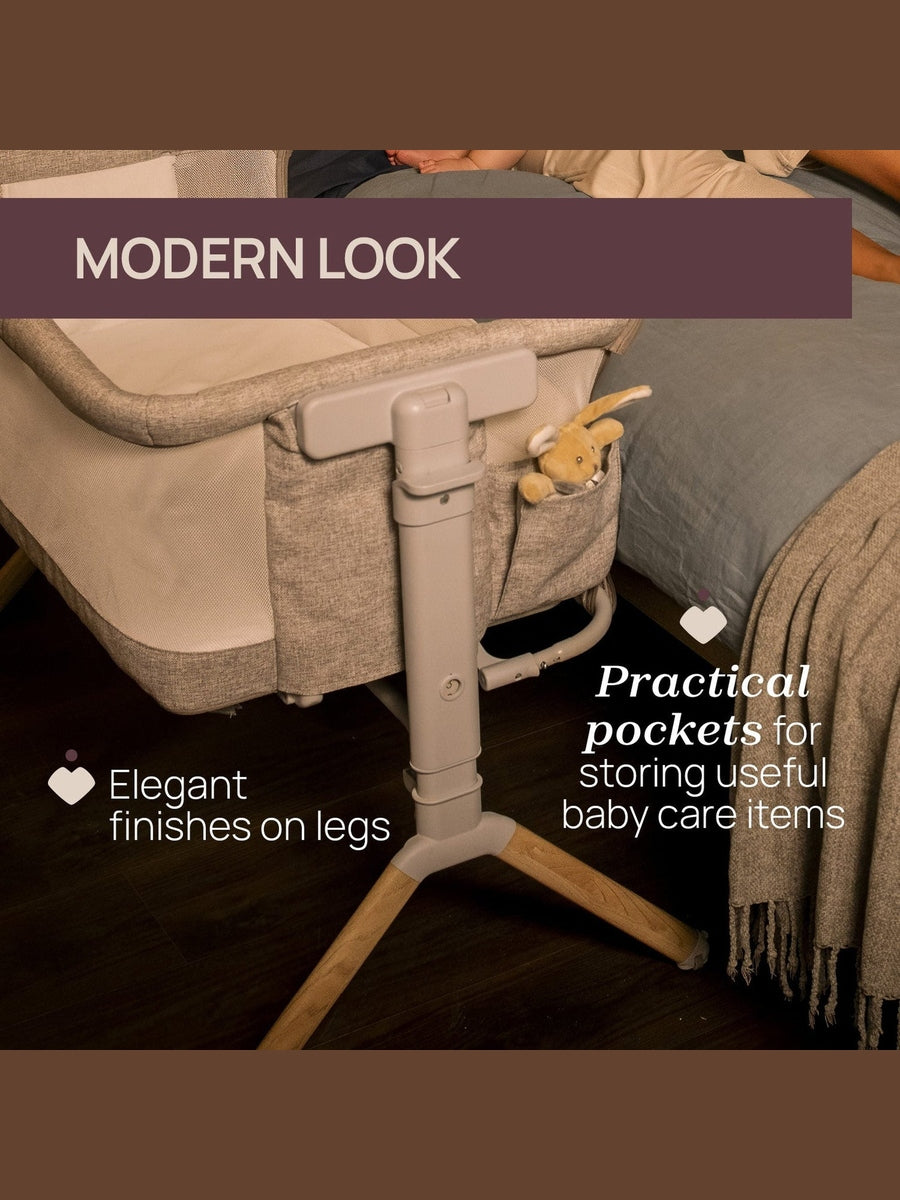 Chicco Next2Me Armonia Bedside Crib – Motherpearl 0–6 Months Chicco Mama's Joy