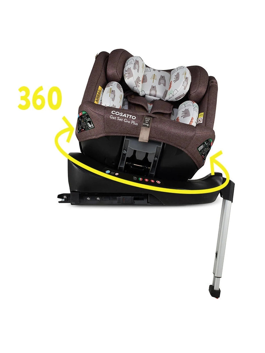 Cosatto Get Set Gro Plus i-Size 360 Car Seat – Bear Hug 40–150cm Cosatto Mama's Joy