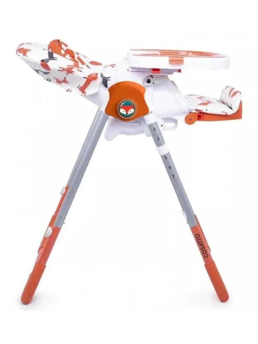 Cosatto Noodle 0+ Highchair Compact Height Adjustable Mister Fox Cosatto Mama's Joy