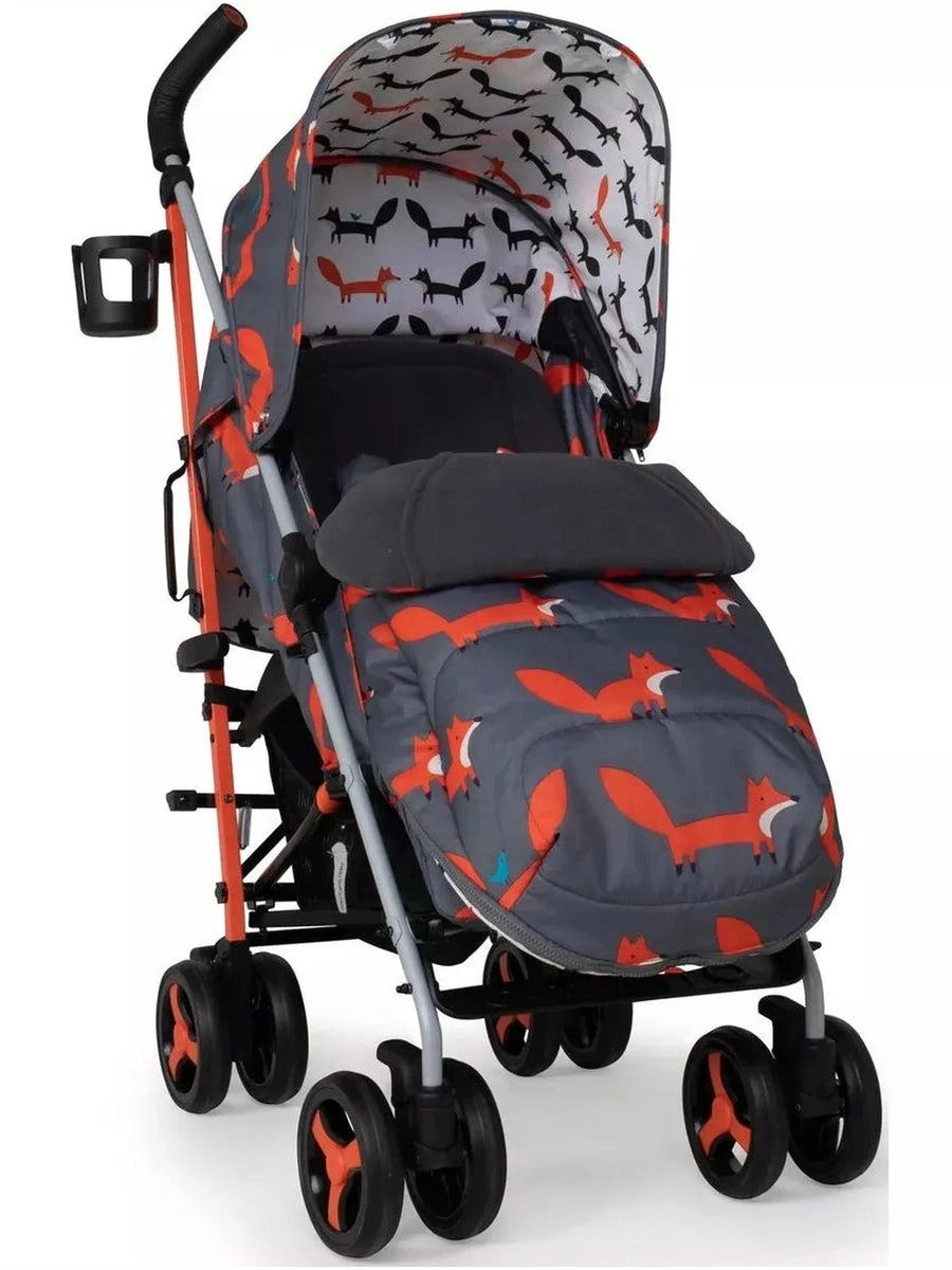 Cosatto Supa 3 Pushchair Stroller – Charcoal Mister Fox Birth to 25kg
