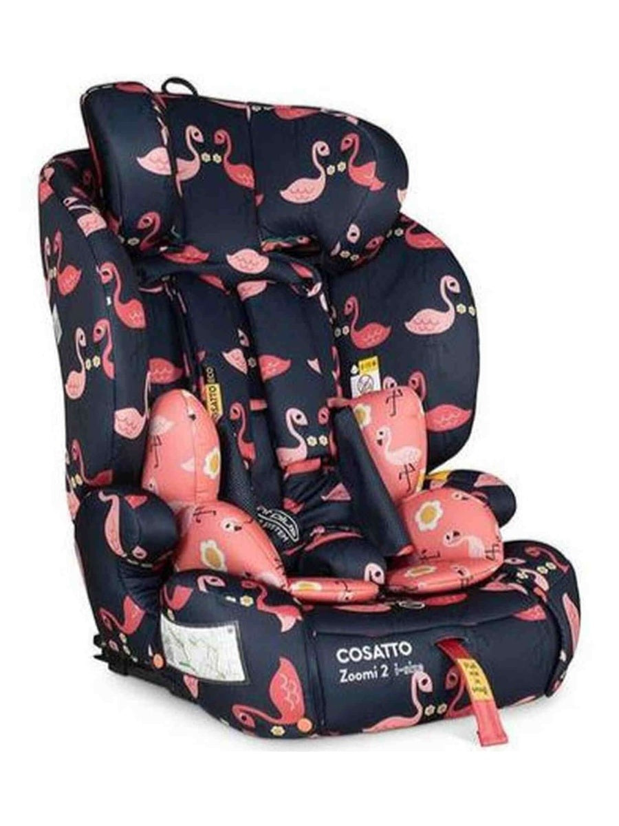 Cosatto Zoomi 2 i-size Car Seat Pretty Flamingo, ISOFIT Adjustable Headrest Cosatto Mama's Joy