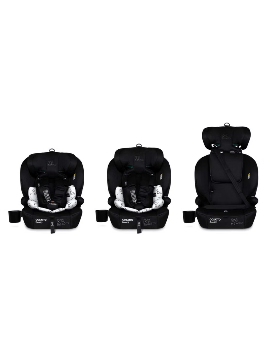 Cosatto Zoomi 3 i-Size Car Seat | 76–150cm | ISOFIX | Anti-Escape | From 15 Months to 12 Years Foxed Cosatto Mama's Joy