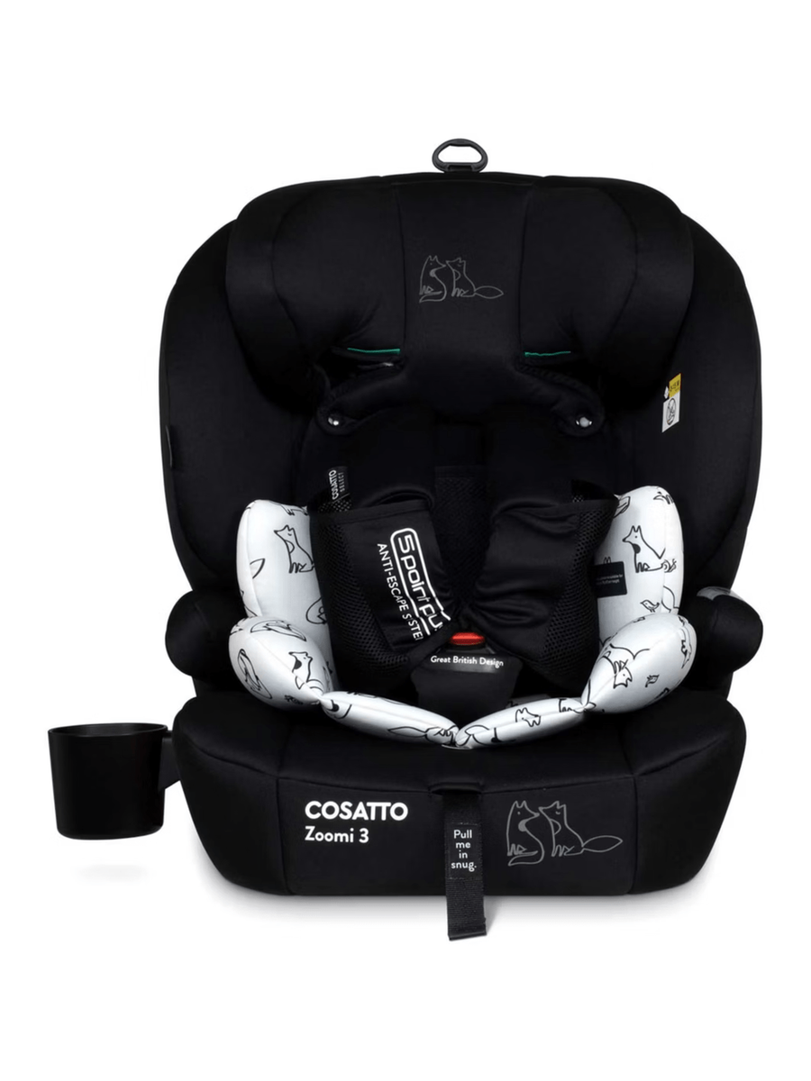 Cosatto Zoomi 3 i-Size Car Seat | 76–150cm | ISOFIX | Anti-Escape | From 15 Months to 12 Years Foxed Cosatto Mama's Joy