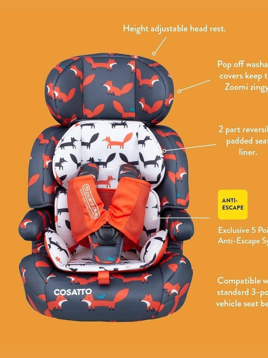 Cosatto Zoomi Child Car Seat for Group 1/2/3 Dragon Kingdom Cosatto Mama's Joy