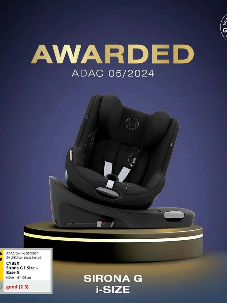 Cybex Sirona G i-Size 360 Rotating Toddler Car Seat Moon Black Cybex Mama's Joy