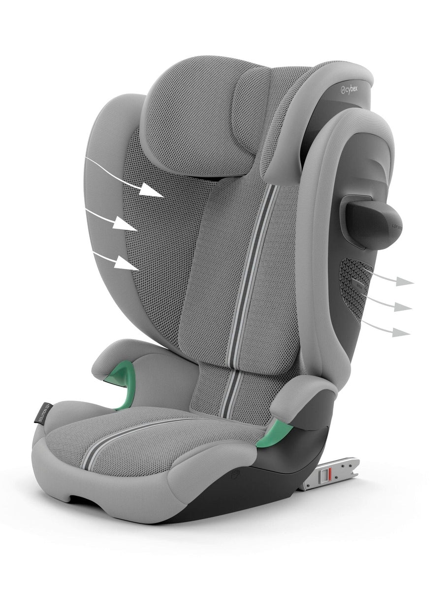 Cybex Solution G2 Plus i-Size Car Seat ISOFIX Stone Grey - Mid Grey Cybex Mama's Joy