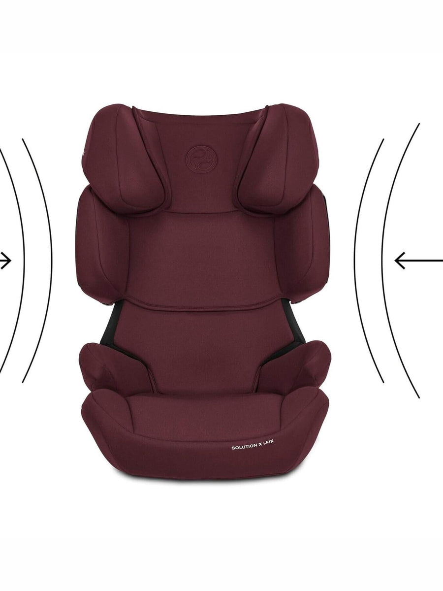 Cybex Solution X i-Fix i-Size Child Car Seat Isofix Cobblestone Rumba Red Cybex Mama's Joy