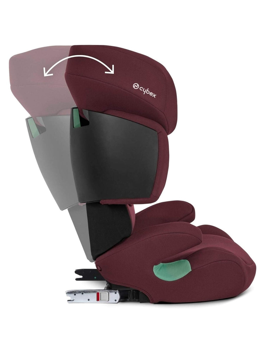 Cybex Solution X i-Fix i-Size Child Car Seat Isofix Cobblestone Rumba Red Cybex Mama's Joy