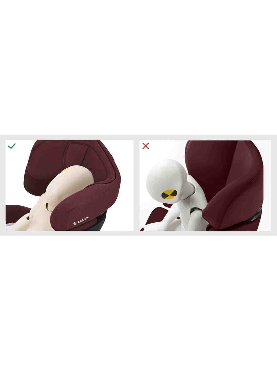 Cybex Solution X i-Fix i-Size Child Car Seat Isofix Cobblestone Rumba Red Cybex Mama's Joy