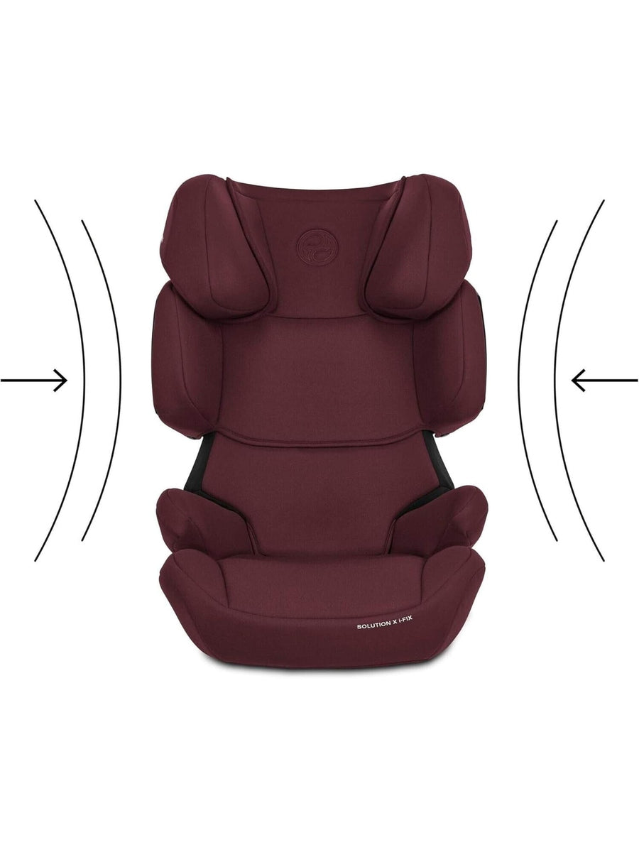 Cybex Solution X i-Fix i-Size Child Car Seat Isofix Cobblestone Rumba Red Cybex Mama's Joy