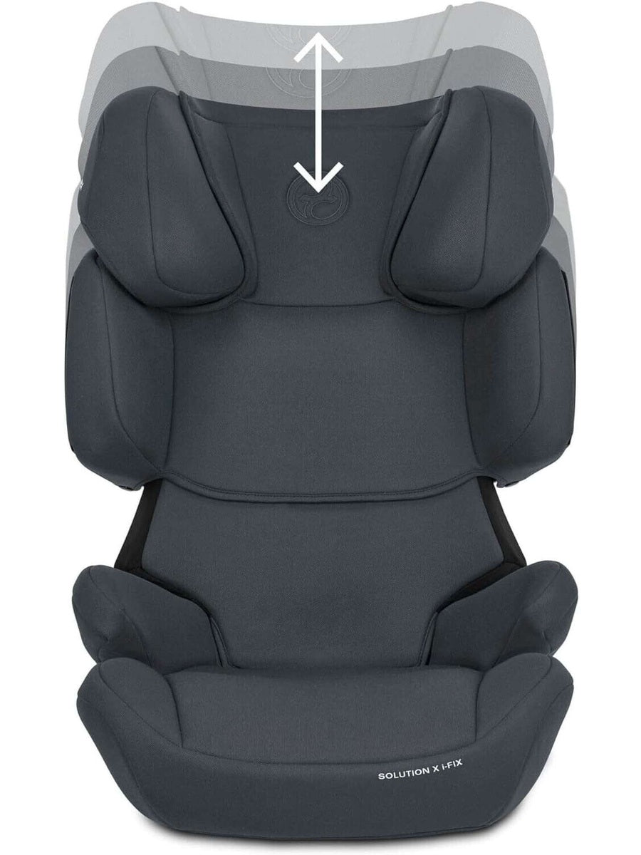Cybex Solution X i-Size i-Fix Child Car Seat with Isofix Cobblestone Light Grey Cybex Mama's Joy