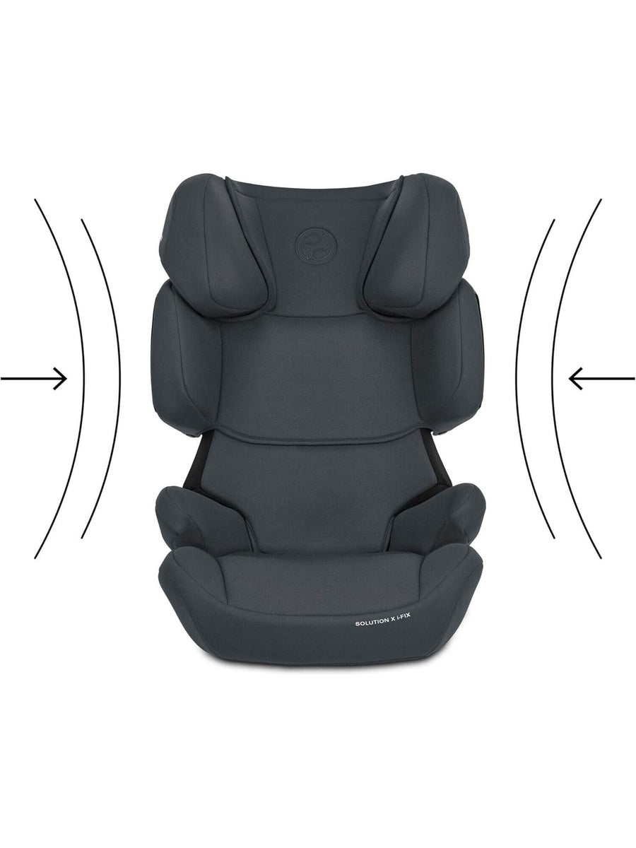 Cybex Solution X i-Size i-Fix Child Car Seat with Isofix Cobblestone Light Grey Cybex Mama's Joy