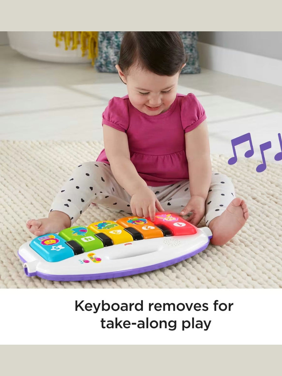 Fisher-Price Deluxe Kick & Play Piano Gym | Smart Stages Baby Play Mat with Lights, Music & 5 Toys Fisher-Price Mama's Joy