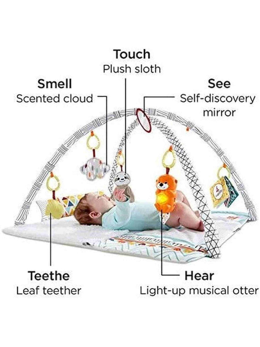 Fisher-Price Perfect Sense Deluxe Gym HBB74, Multicoloured Fisher-Price Mama's Joy