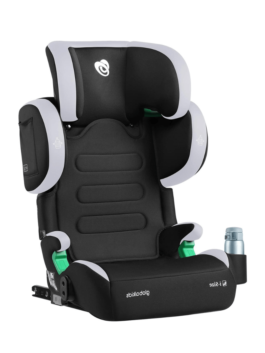 Globalkids Toddler i-Size High Back Booster Car Seat ISOFIX Black Globalkids Mama's Joy
