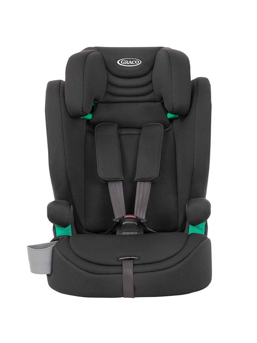 Graco Eldura R129 Car seat Booster 40-150cm Approx up to 12 years - Midnight Graco Mama's Joy