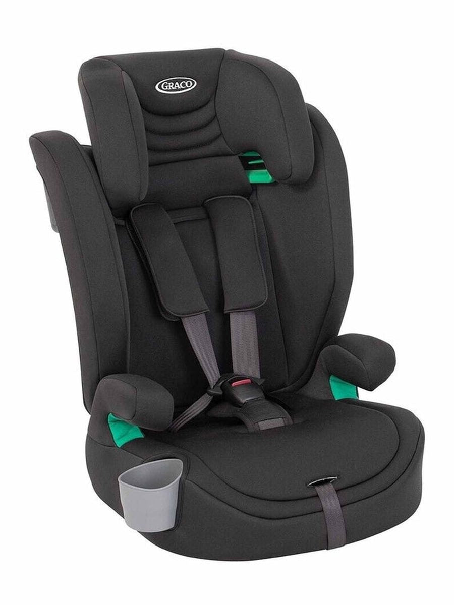 Graco Eldura R129 Car seat Booster 40-150cm Approx up to 12 years - Midnight Graco Mama's Joy