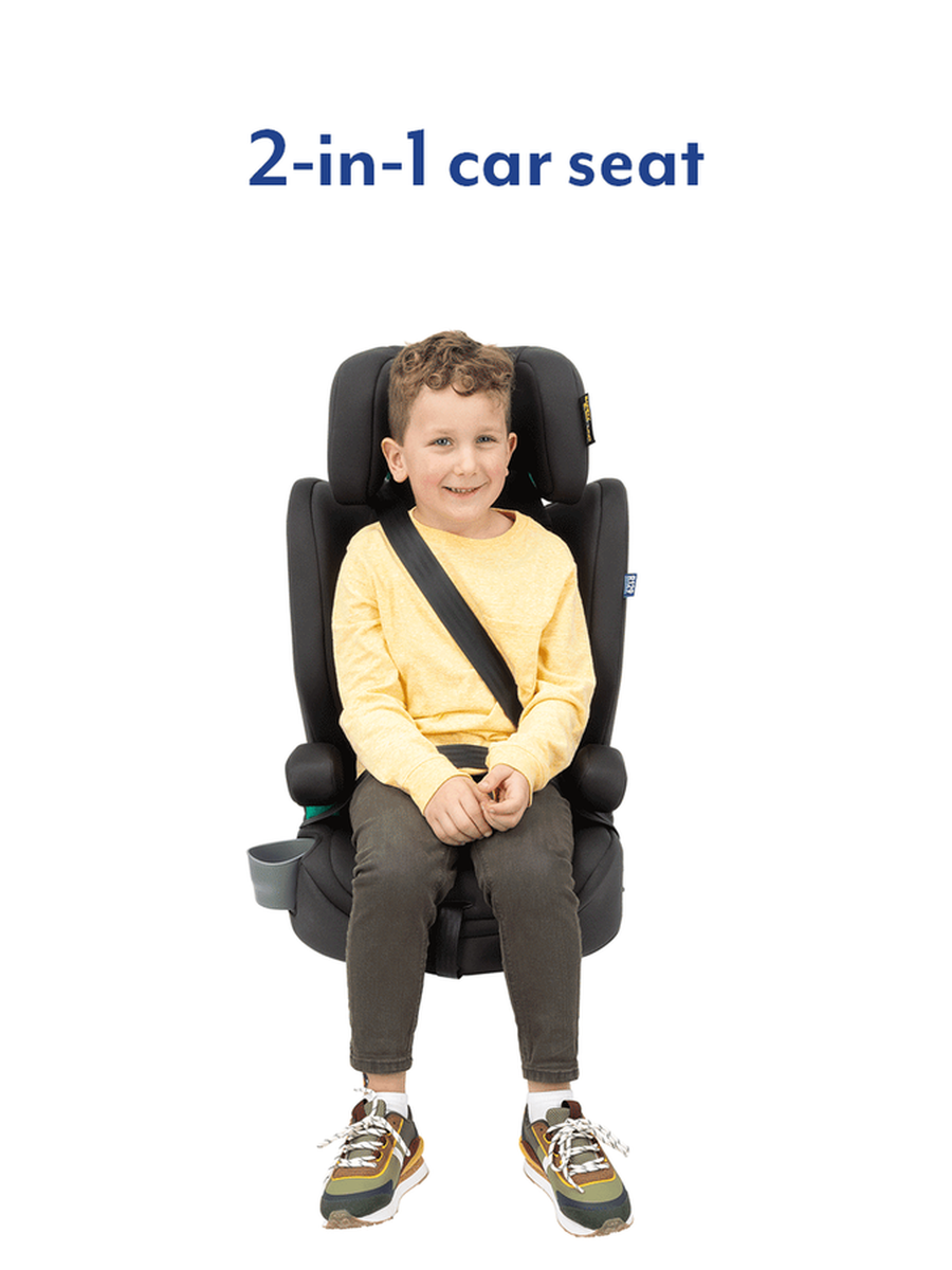 Graco Eldura R129 Car seat Booster 40-150cm Approx up to 12 years - Midnight Graco Mama's Joy