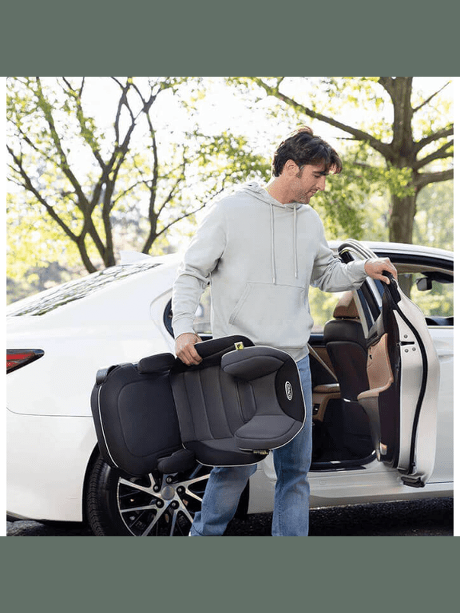 Graco Logico L i-Size Highback Car Seat Booster from 3.5 to 12 years, Midnight Graco Mama's Joy