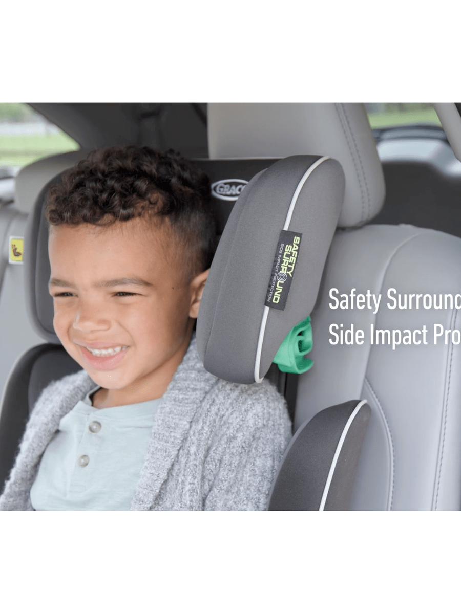 Graco Logico L i-Size Highback Car Seat Booster from 3.5 to 12 years, Midnight Graco Mama's Joy