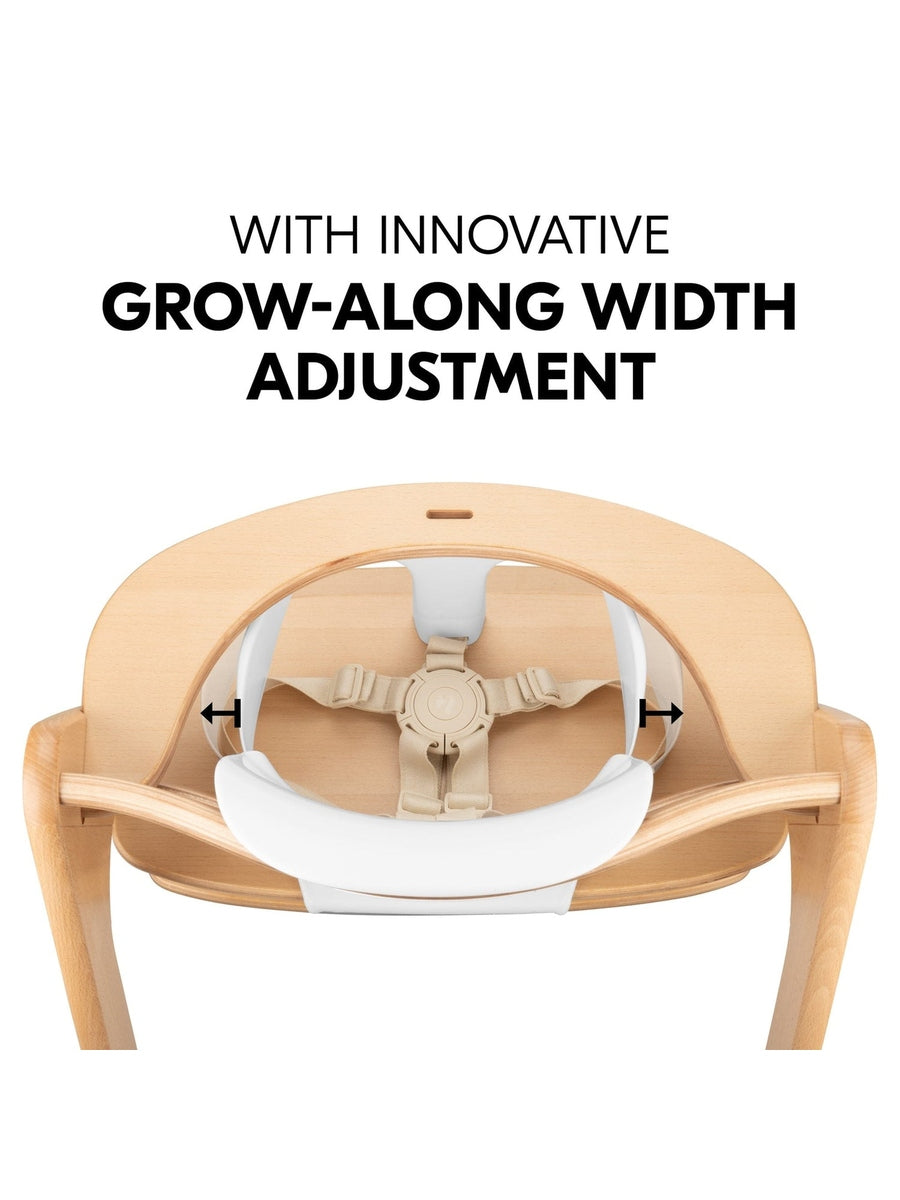 Hauck Alpha+ Economy Bundle Wooden High Chair - Beech Natural