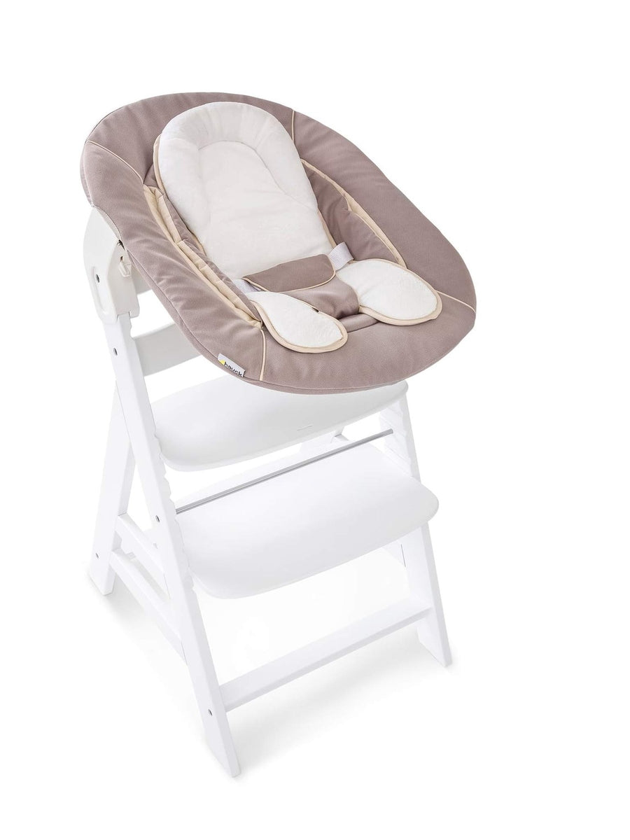 Hauck Alpha+ Economy Bundle Wooden High Chair - Beech Natural