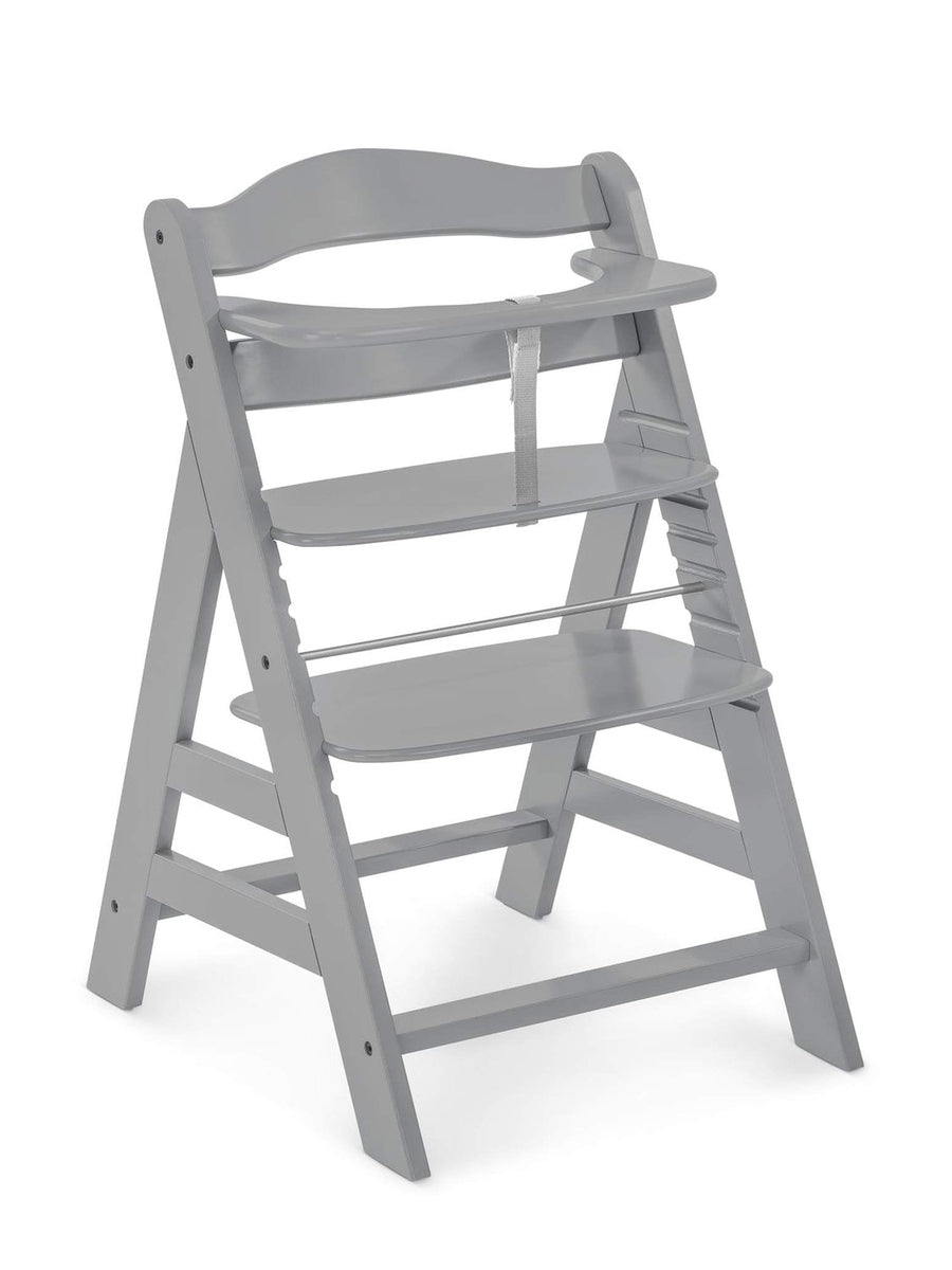 Hauck Alpha+ Premium Bundle Grey High Chair - Beech Grey Hauck Mama's Joy