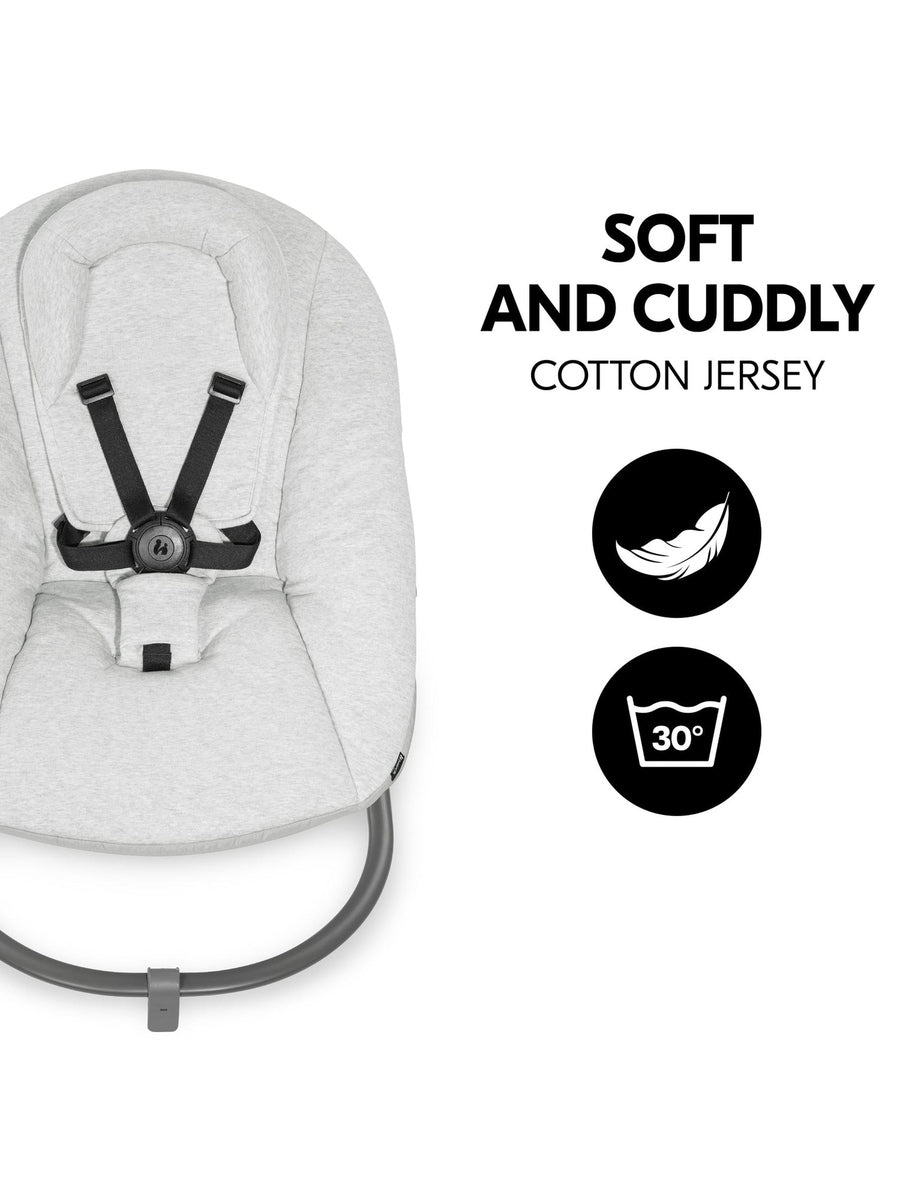 Hauck Alpha+ Premium Bundle Wooden High Chair - Beech White