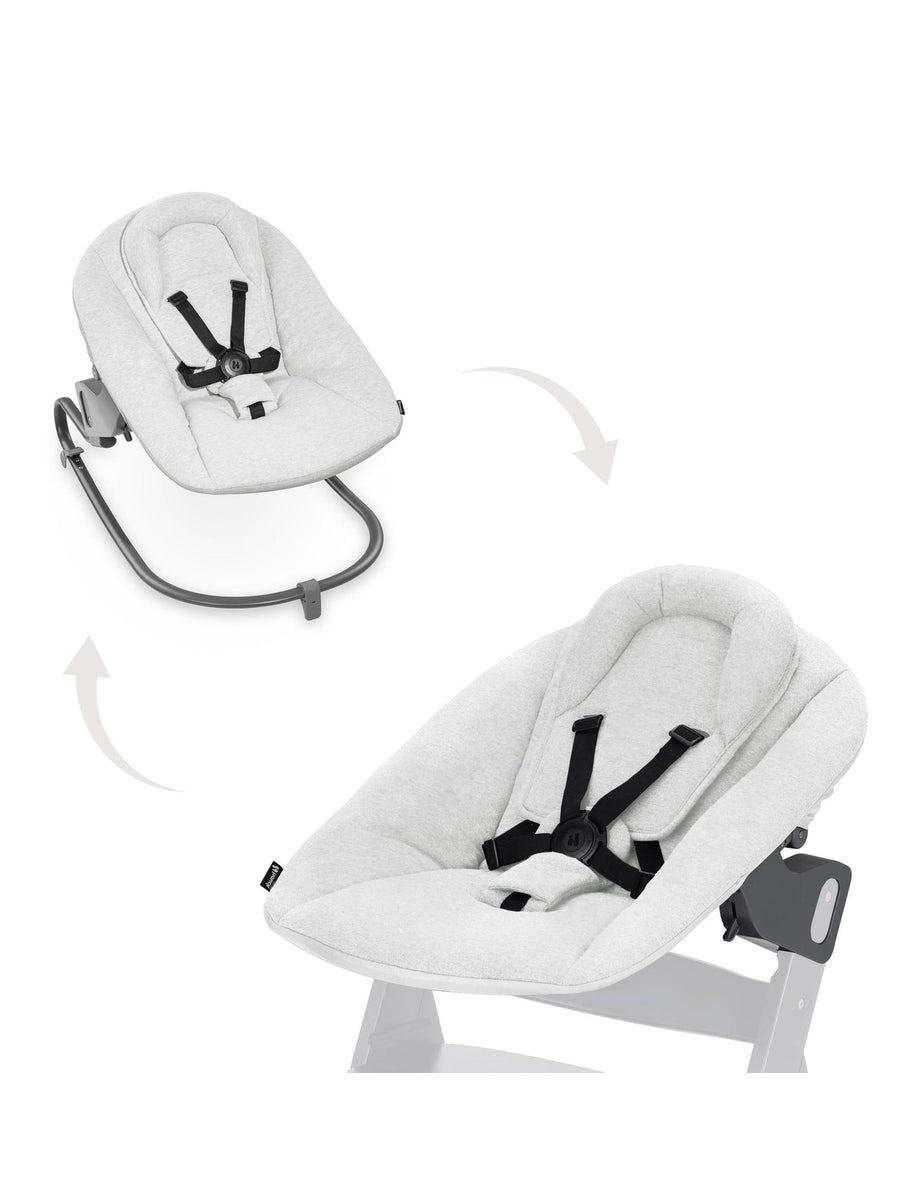 Hauck Alpha+ Premium Bundle Wooden High Chair - Beech White