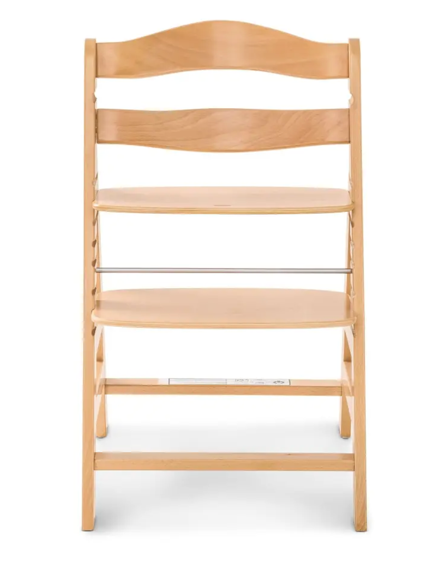 Wooden chair on a white background