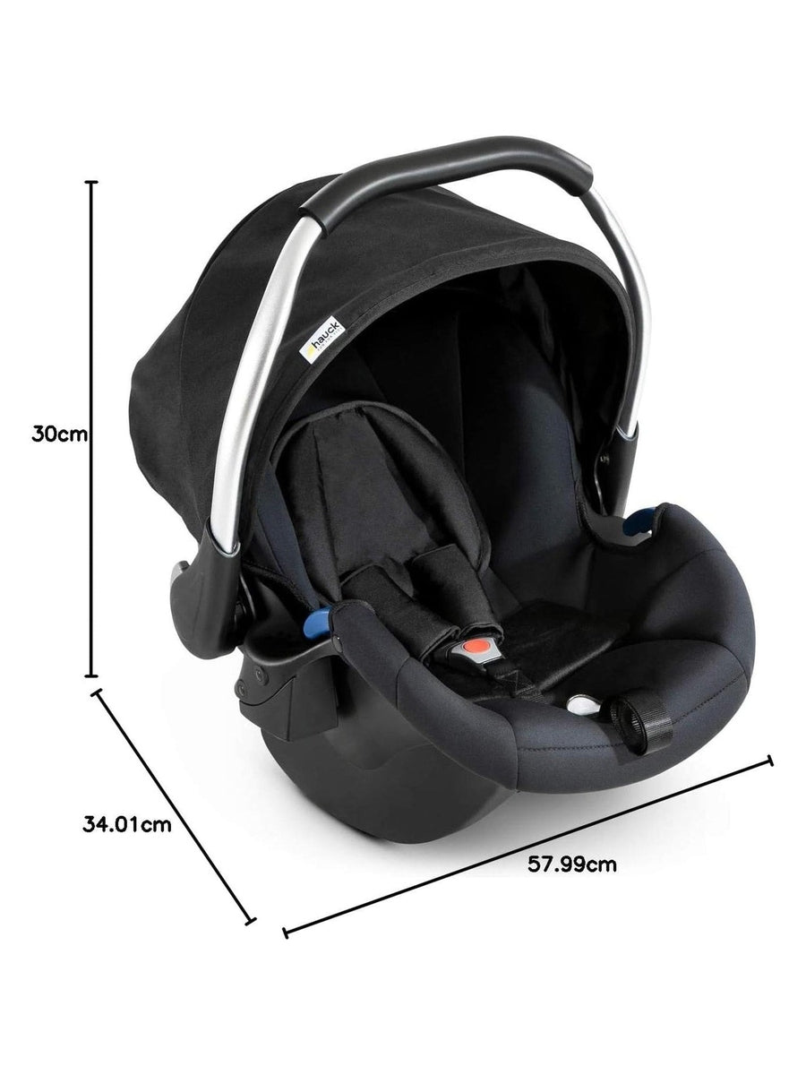 Hauck Comfort Fix Car Seat & Base Set – Black/Black Hauck Mama's Joy