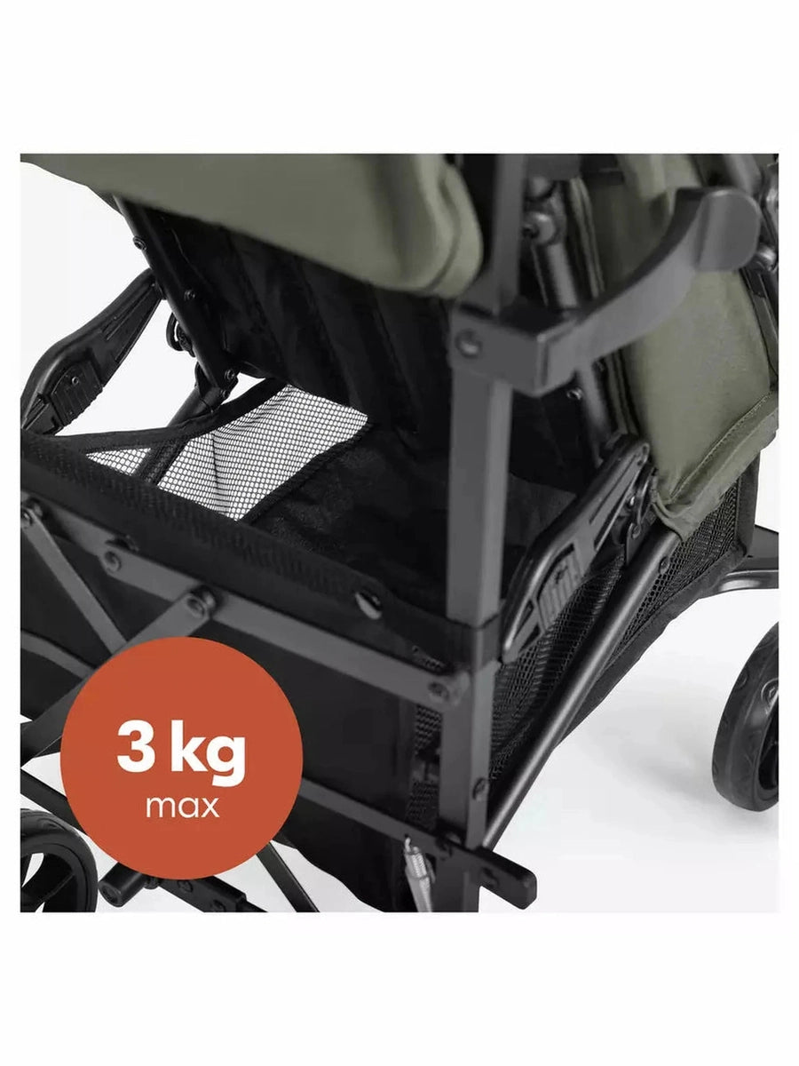 Hauck Fold N Care Pushchair – Olive Lightweight Travel Stroller