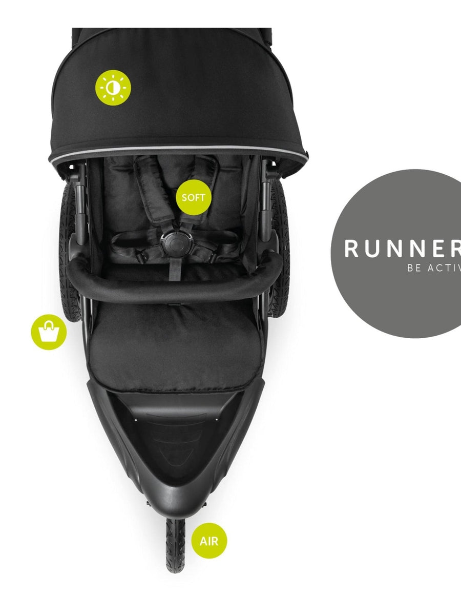 Hauck Runner 2 - All-Terrain Pushchair - Black Hauck Mama's Joy
