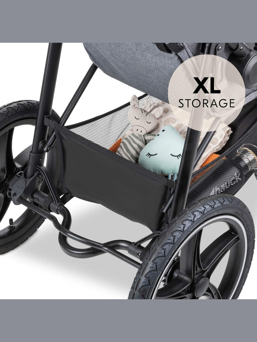 Hauck Runner 2 - All-Terrain Pushchair - Melange Grey Hauck Mama's Joy