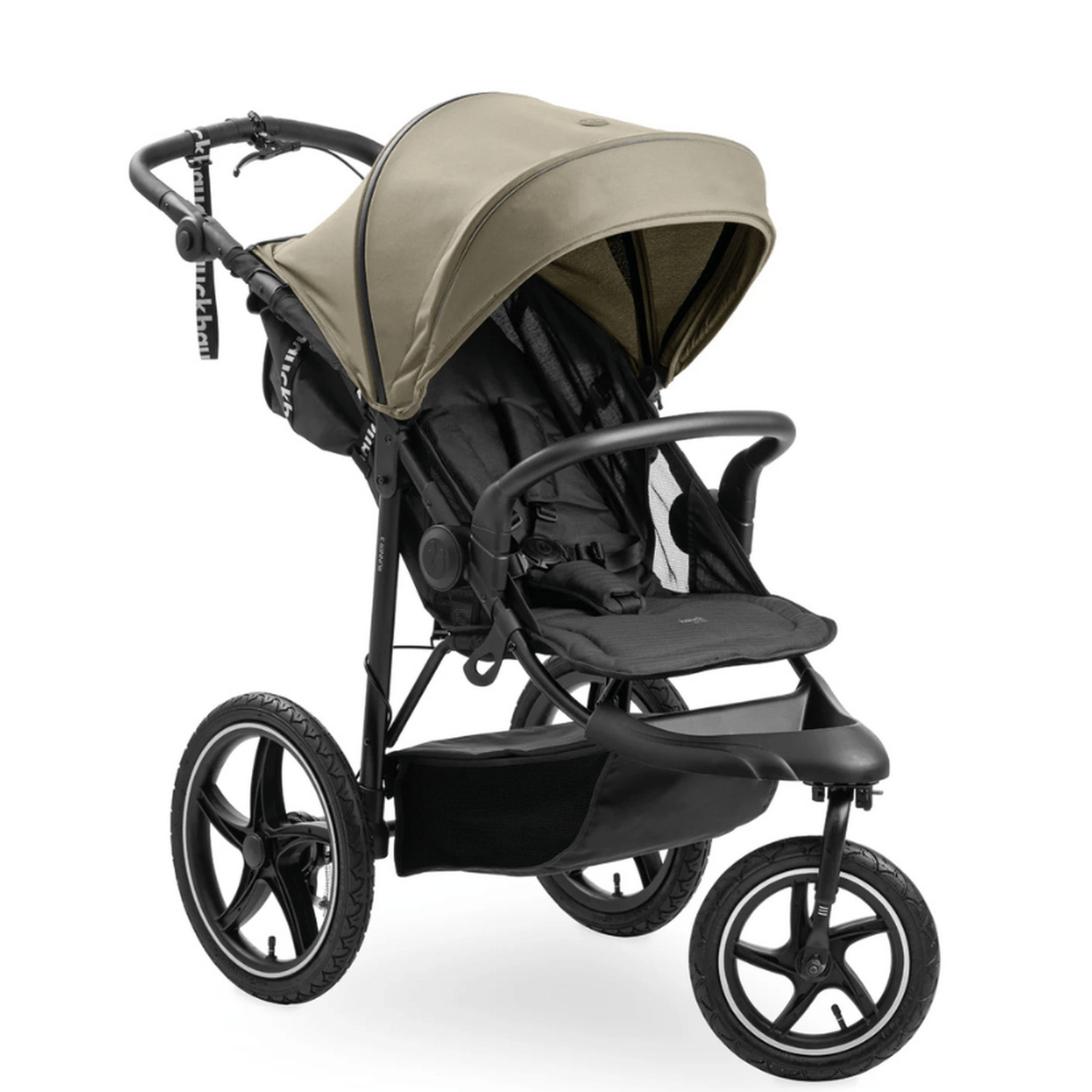 Hauck Runner 3 - All-Terrain Pushchair with Handbrake & Air Wheels - Olive Hauck Mama's Joy