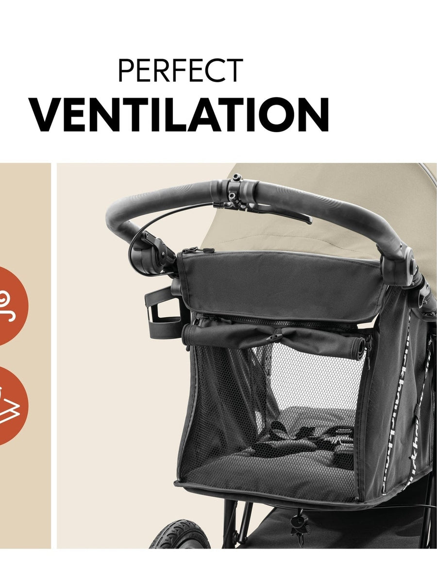 Hauck Runner 3 All-Terrain Pushchair with Handbrake and Air Wheels - Olive Hauck Mama's Joy