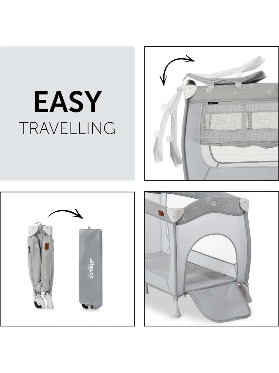 Hauck Sleep N Play Center Stars- Travel Cot & Playpen Hauck Mama's Joy