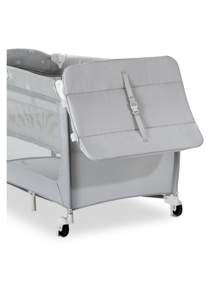 Hauck Sleep N Play Center - Travel Cot & Playpen - Grey Stars Hauck Mama's Joy