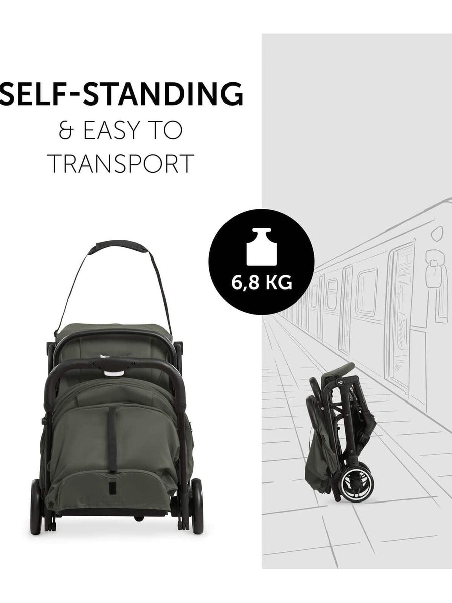 Hauck Travel N Care Baby Stroller Foldable & Compact Raincover Olive Hauck Mama's Joy