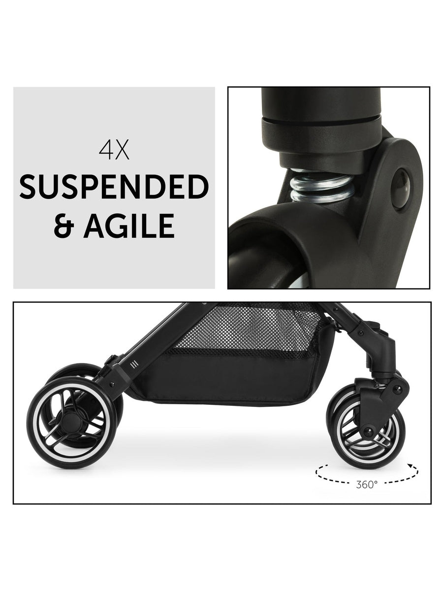 Hauck Travel N Care Compact Baby Stroller Black Hauck Mama's Joy
